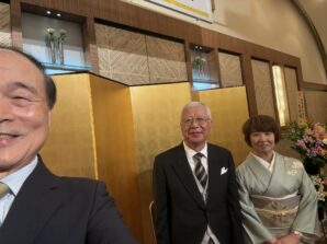 北村敏雄さんの旭日単光章受賞祝賀会に出席！